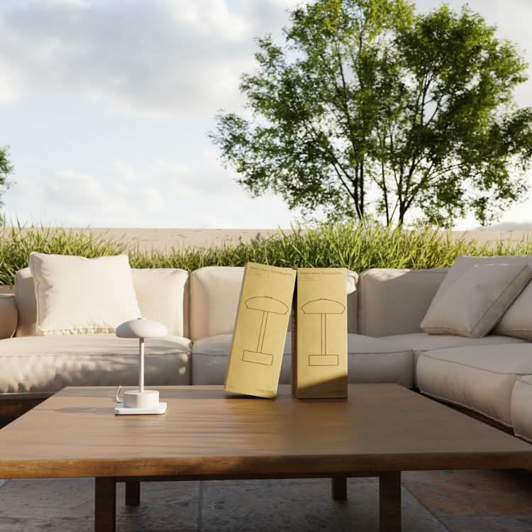 Elario | Lampe de Table Rechargeable – Éclairage d'Ambiance Moderne