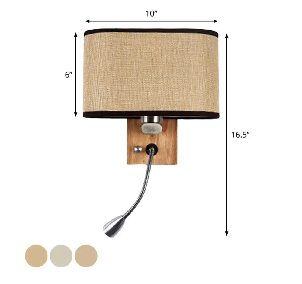 Applique de Lecture Murale Tissu Réglable Moderne