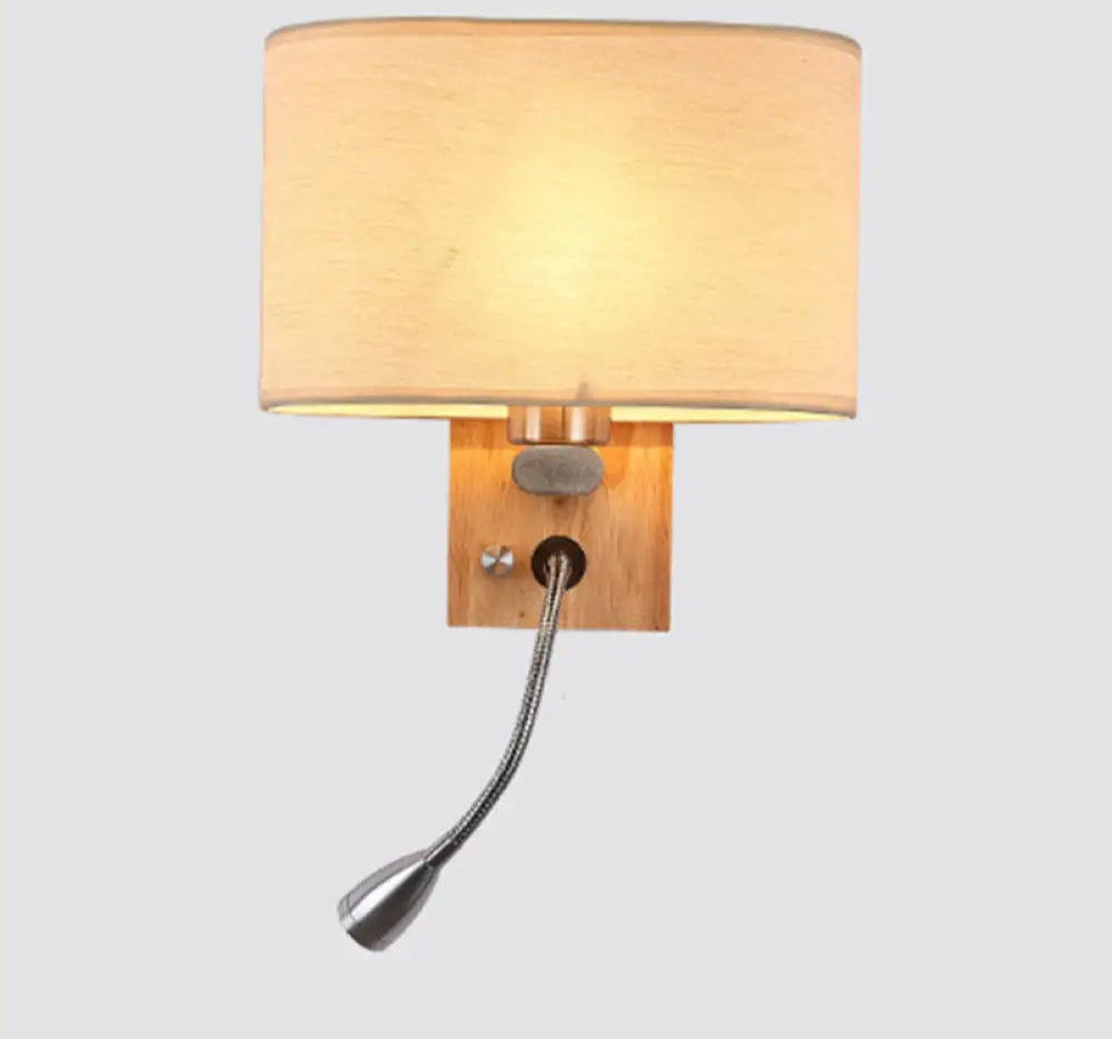 Applique de Lecture Murale Tissu Réglable Moderne