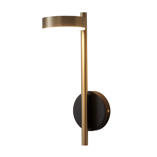 Applique Murale Moderne LED Réglable Laiton Noir