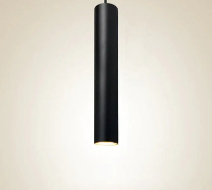 Suspension Cylindrique LED Dimmable – Noir ou Blanc
