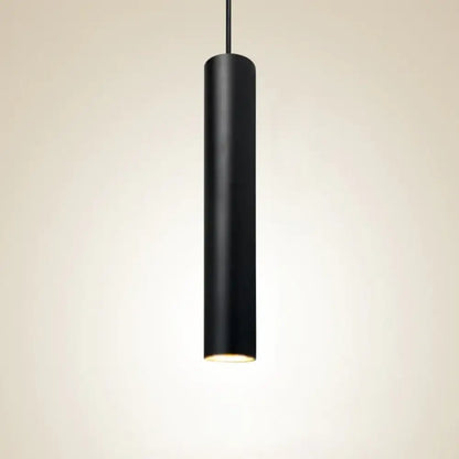 Suspension Cylindrique LED Dimmable – Noir ou Blanc