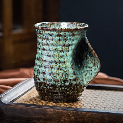 Grandes Tasses à Café Céramiques Abstraites