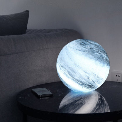 Glass Moon Lamp | Lampe en Verre Lune