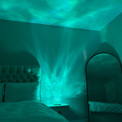 Aurora Lumières Boréales Cube | Décoration Lumineuse Inspirée des Aurores Boréales