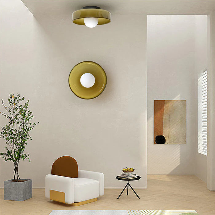Plafonnier Rond Moderne | Éclairage Élégant et Contemporain