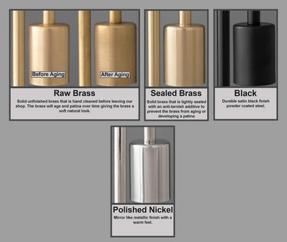 Applique Orientable Laiton ou Noir – Style Mid-Century