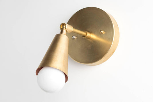 Applique Orientable Laiton ou Noir – Style Mid-Century