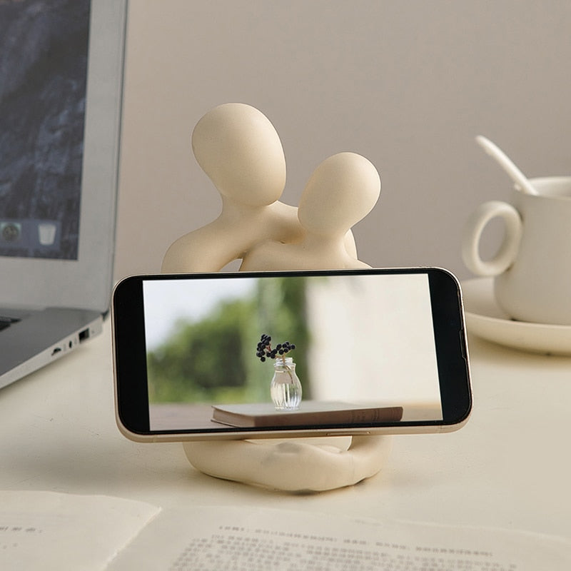 Lampe Couple en Résine – Lumière Douce et Déco Romantique pour Intérieur