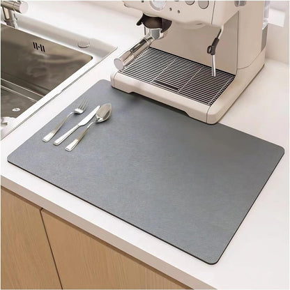 Tapis Égouttoir Cuisine, Séchage Rapide & Absorbant