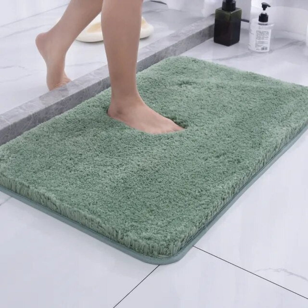 Tapis de Bain Doux & Antidérapant en Microfibre