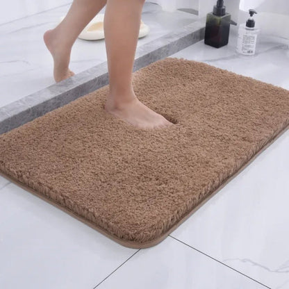 Tapis de Bain Doux & Antidérapant en Microfibre