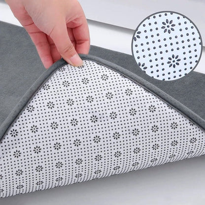 Tapis de Bain Mousse Mémoire, Antidérapant et Doux