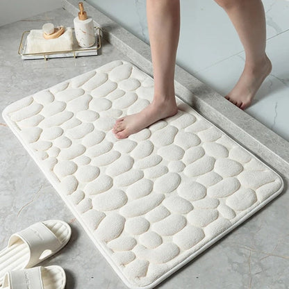 Tapis de Bain Ultra-Doux – Absorption Rapide et Confort Luxueux CloudStep