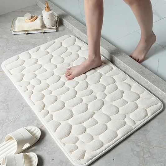 Tapis de Bain Ultra-Doux – Absorption Rapide et Confort Luxueux CloudStep