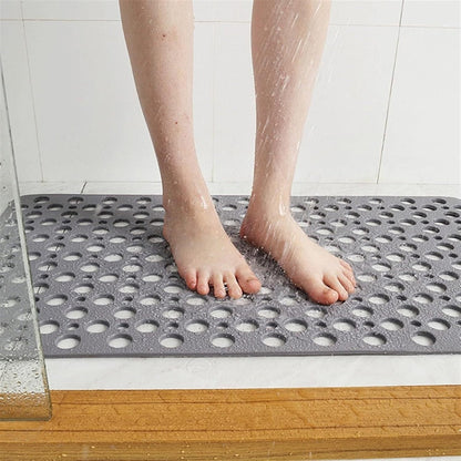 Tapis de Douche Antidérapant avec Drainage Rapide