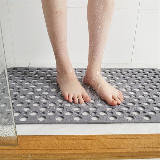 Tapis de Douche Antidérapant avec Drainage Rapide
