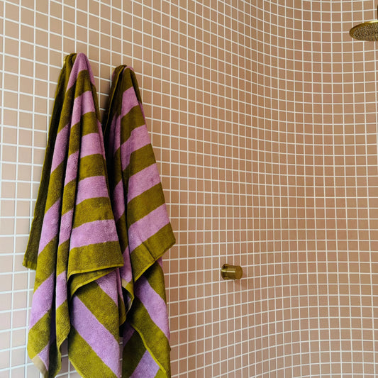 Serviette de Bain Harley – Confort Rayé au Quotidien