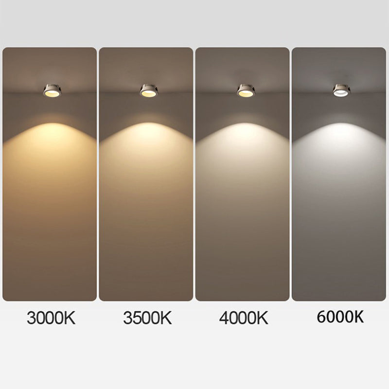 Plafonnier LED Rond Minimaliste | Spot Orientable au Design Moderne