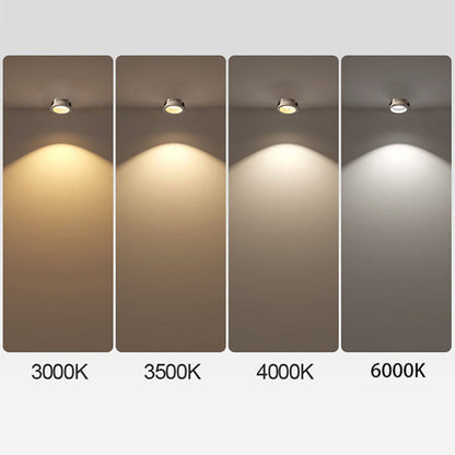 Plafonnier LED Rond Minimaliste | Spot Orientable au Design Moderne