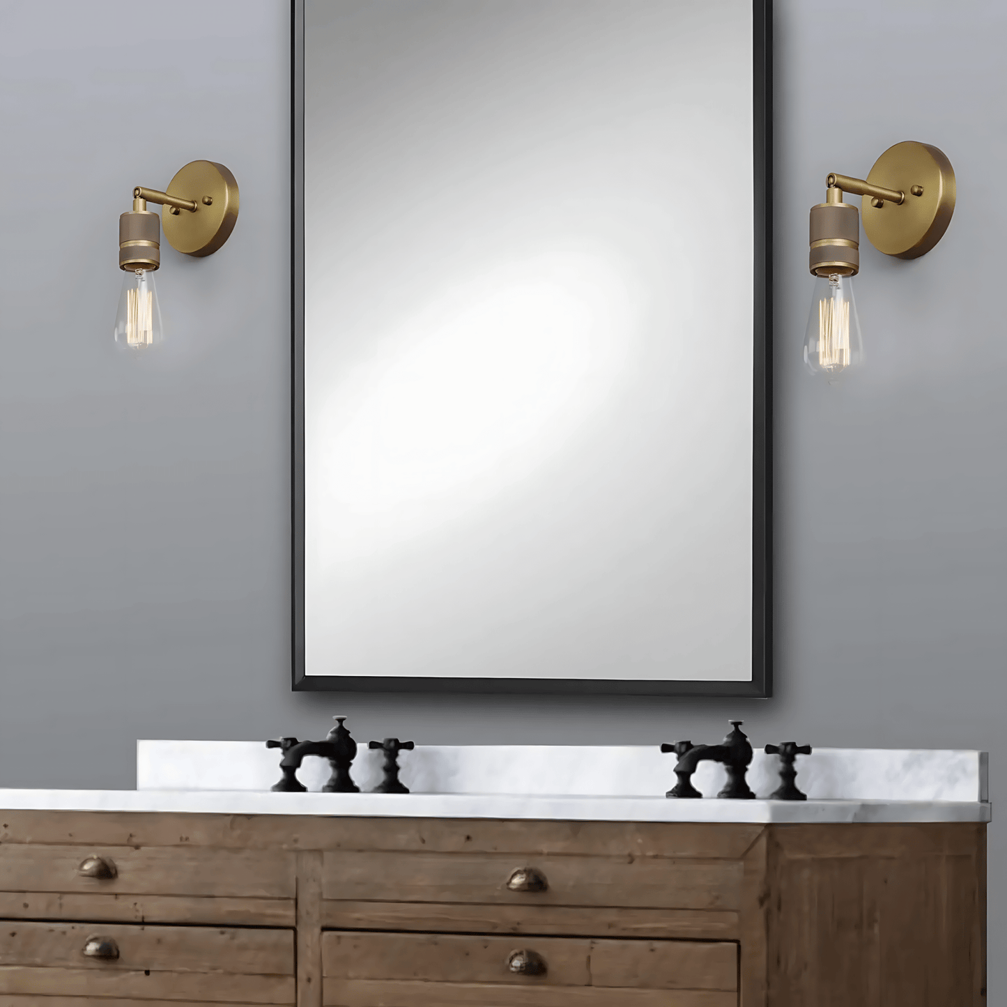 Applique Murale Industrielle, Métal, Moderne & Vintage