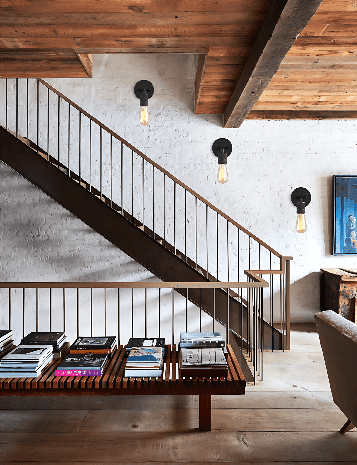 Applique Murale Industrielle, Métal, Moderne & Vintage