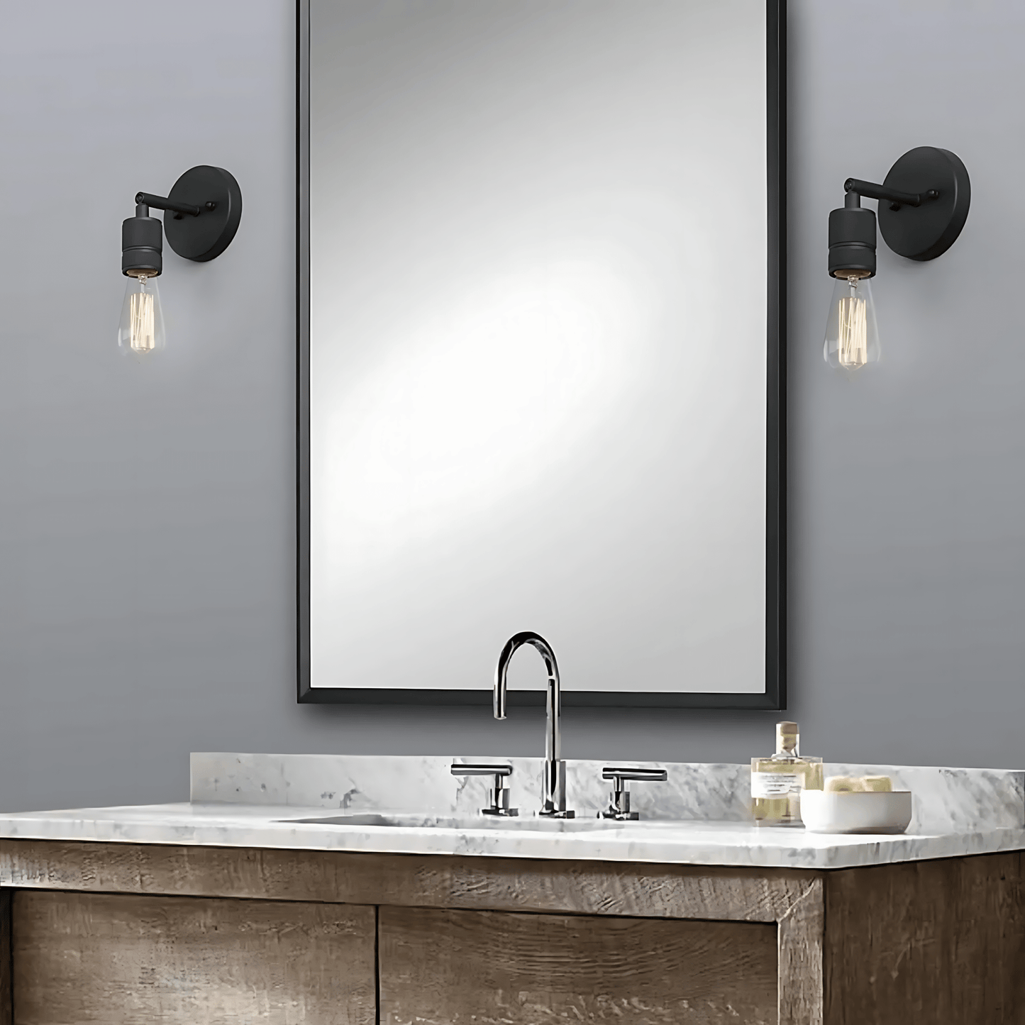 Applique Murale Industrielle, Métal, Moderne & Vintage