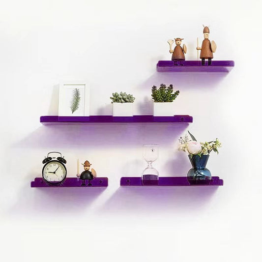 Étagère Murale Flottante en Acrylique, Design Moderne, Multi-Taille