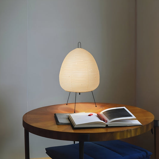 Lampe de Table | Design Japonais Wabi-Sabi - Élégante et Imprimée en Riz