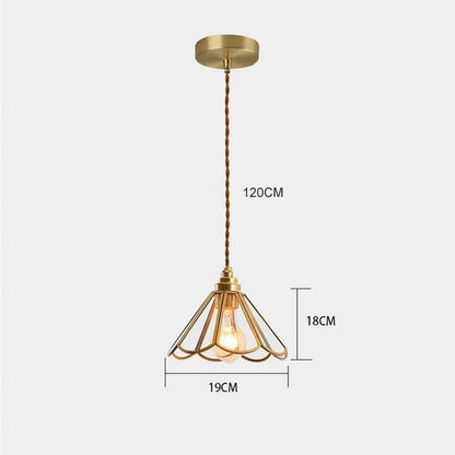 Lampe Suspendue en Verre Coloré – Élégance Classique et Ambiance Artistique