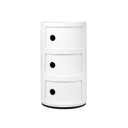 Meuble Componibili 3 Tiroirs Rond Design Kartell ABS