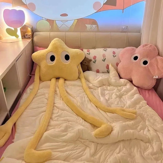 Coussin Étoile Géant en Peluche Kawaii Déco Chambre