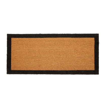 Tapis d’entrée double largeur Kyla avec large bord noir