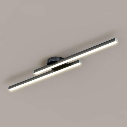 Plafonnier LED Moderne Aluminium Barre Semi-Encastré