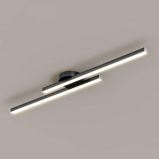 Plafonnier LED Moderne Aluminium Barre Semi-Encastré