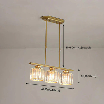 Lampes Suspendues Nordic | Designer à Multi-Têtes en Verre pour Îlot