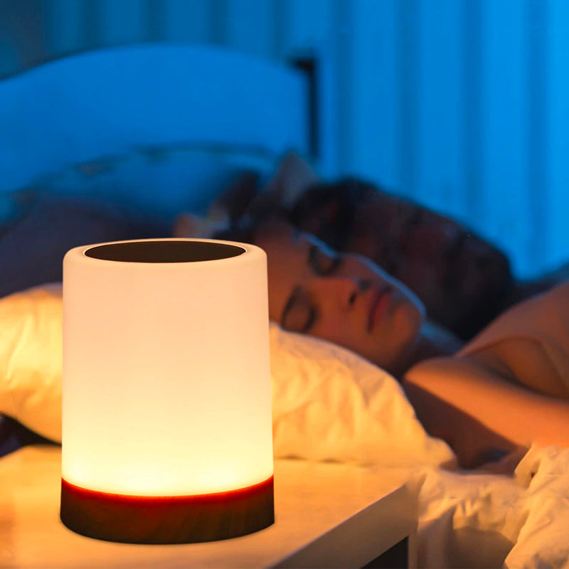 Lampe de Chevet Tactile LED Sans Fil – 6 Couleurs RGB Rechargeable
