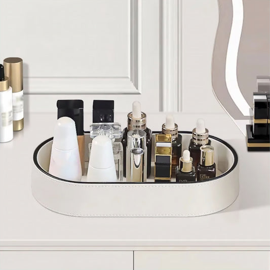 Plateau Organisateur en Cuir – Élégance Pratique pour Votre Espace de Vie