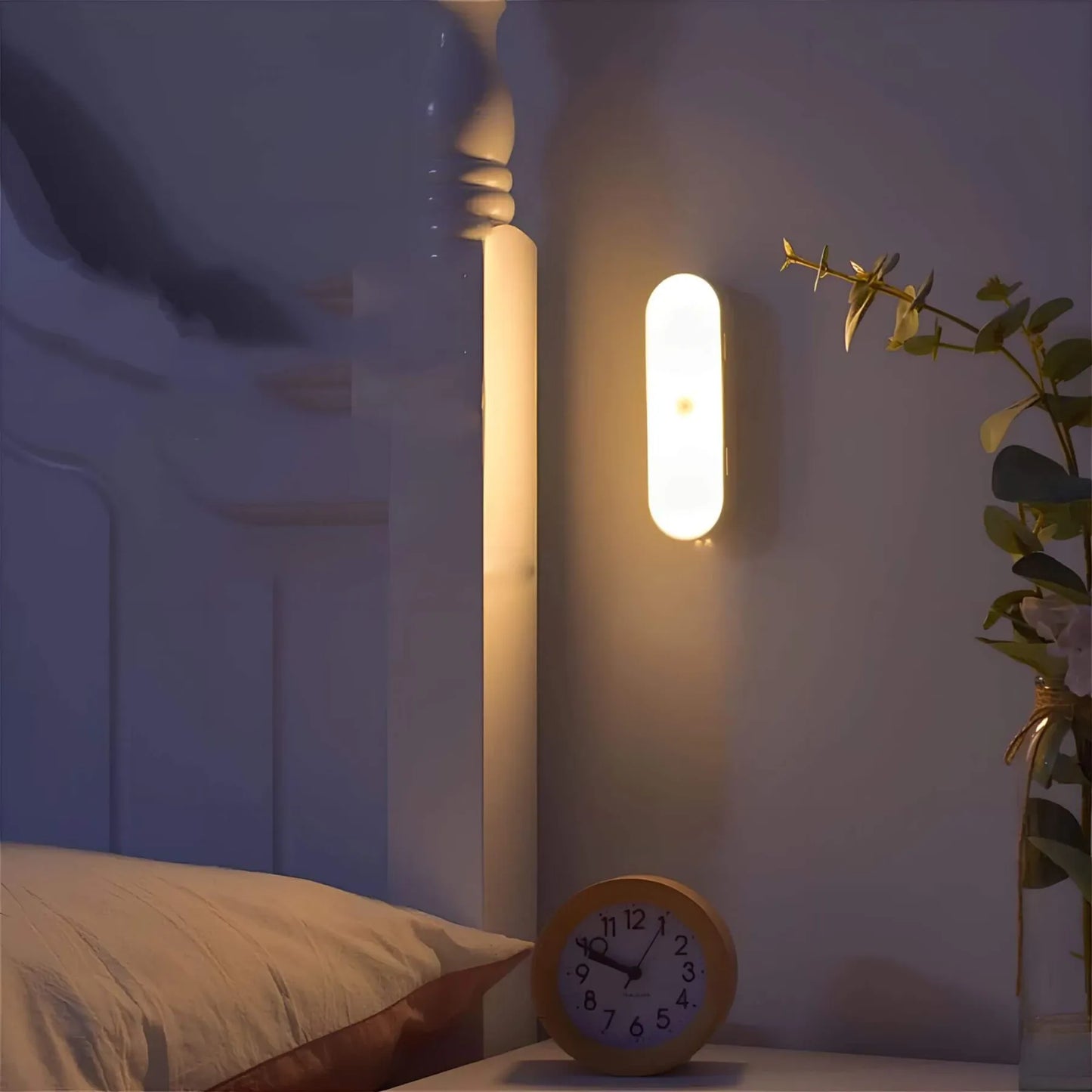 LED Motion – Lampe Murale Sans Fil à Détecteur de Mouvement et Recharge USB
