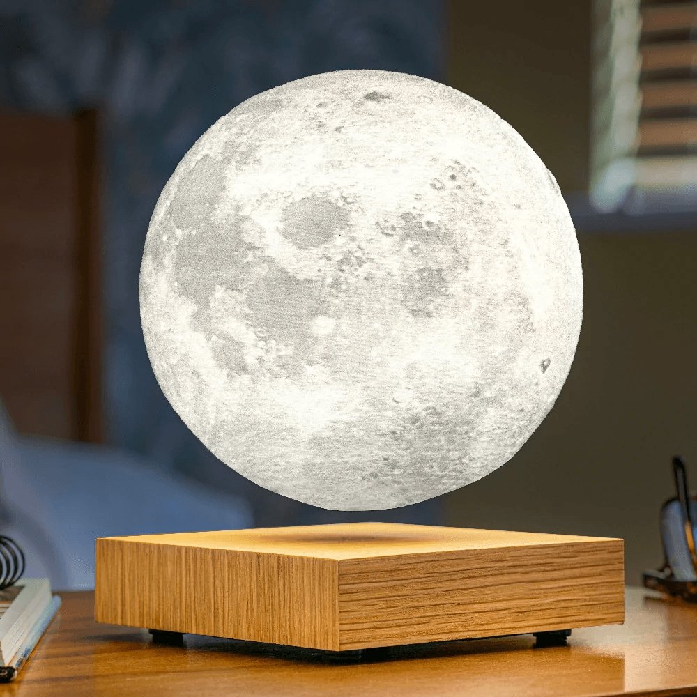 Floating Moon | Lampe Mond flottante avec Technologie Magnétique