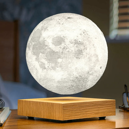 Floating Moon | Lampe Mond flottante avec Technologie Magnétique