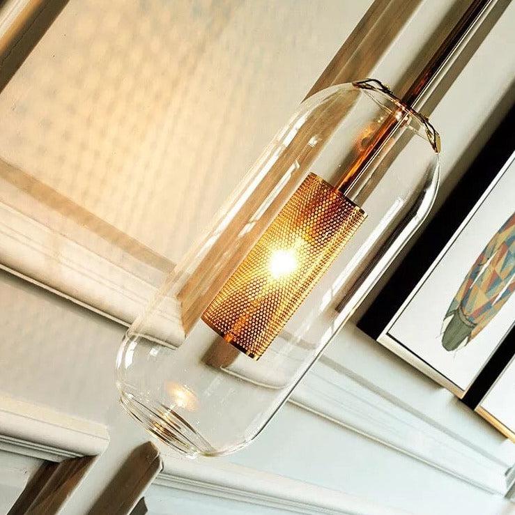 Applique Murale LOFT, Verre Transparent & Métal