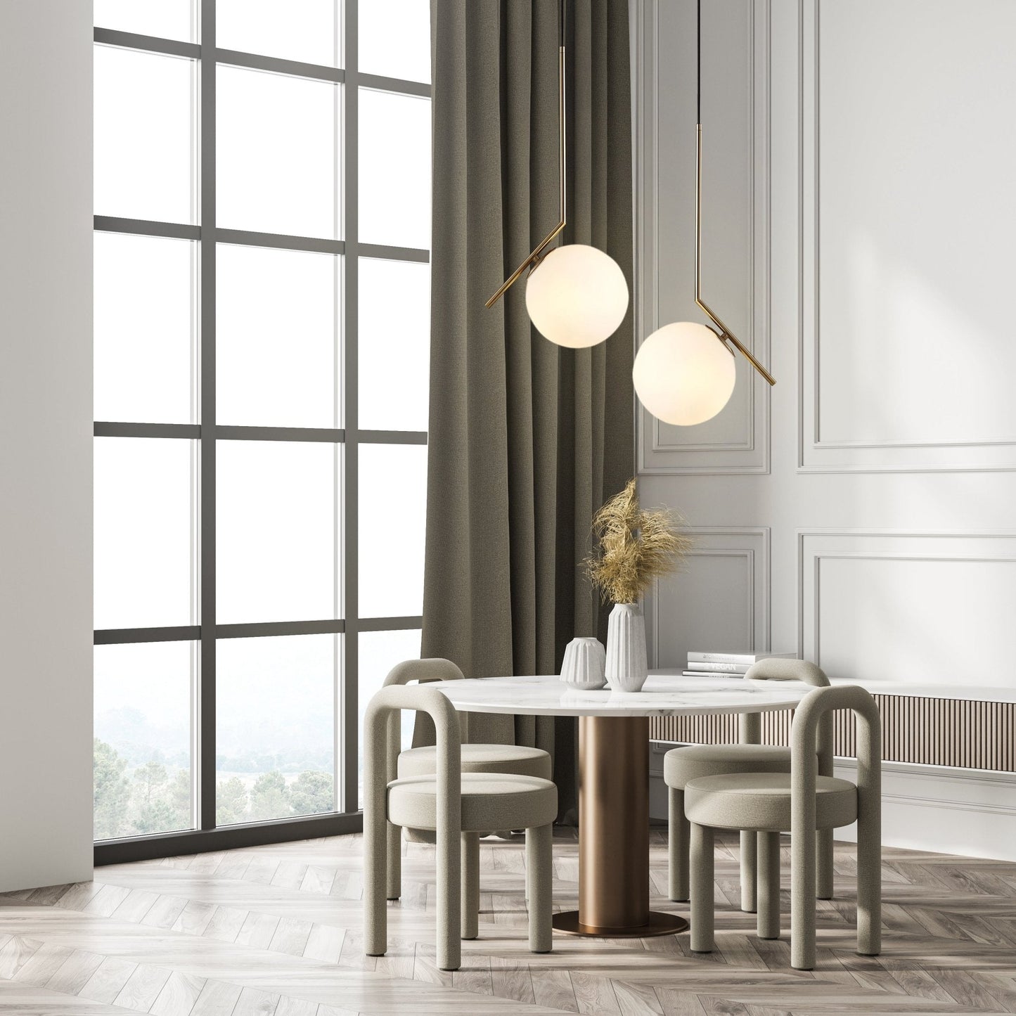 Suspension de la collection Lotus - Élégance et Fonctionnalité pour Votre Intérieur