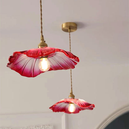 Flowerlamp Lampe Pendante en Verre Créatif Apportez une Touche Vintage à Votre Intérieur