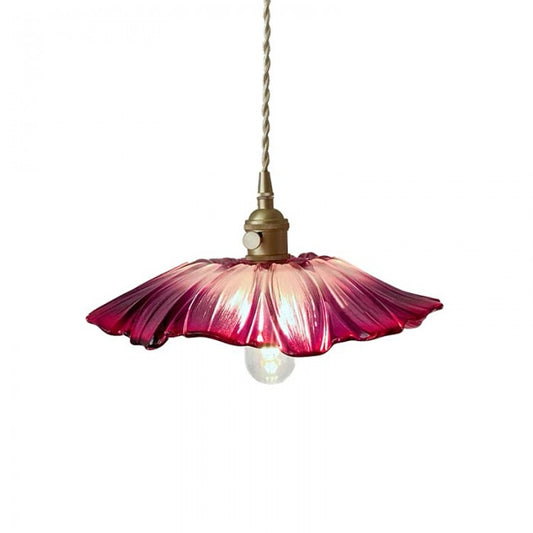 Flowerlamp Lampe Pendante en Verre Créatif Apportez une Touche Vintage à Votre Intérieur