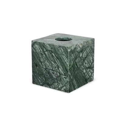 Ensemble d'Accessoires de Salle de Bain en Marbre Vert Émeraude – Élégance Naturelle et Raffinée