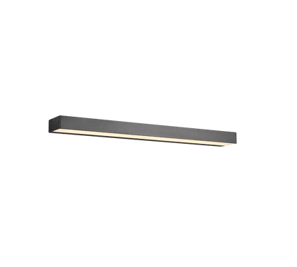 Luminaire Cuisine Mural LED Noir Mat IP44 60cm