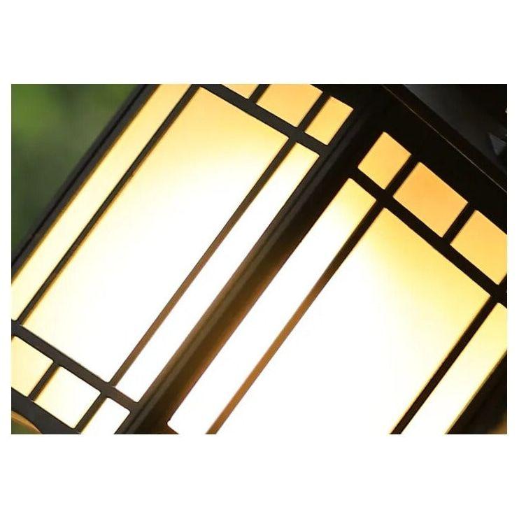 Applique Extérieure Style Japonais, IP55 E27, 34x24cm