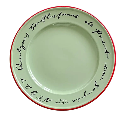Assiette Josephine Pastel, Style Français Déco