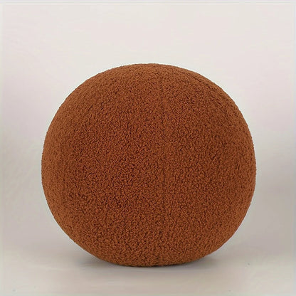 Coussin Boule Déco, Housse Amovible, Confort Moelleux